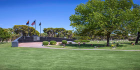 Veterans memorial at Greenwood Memory Lawn Mortuary & Cemetery