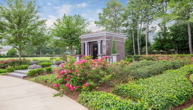 Mausoleum at Memorial Oaks Cemetery