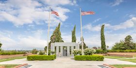 Veterans section at Montecito Memorial Park