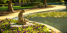 Tranquil setting along Lakeside Garden at Sparkman/Hillcrest Funeral Home