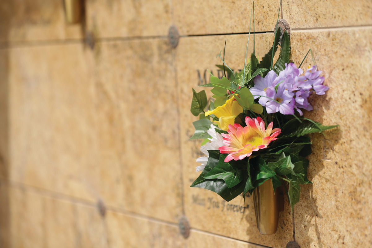 Cremation niche at Palm Northwest Mortuary & Cemetery