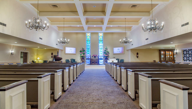Chapel at Geo. H. Lewis & Sons Funeral Directors