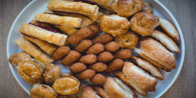 Sample catered assortment provided by Vicky Bakery