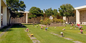 Community gardens at Palm Downtown Mortuary