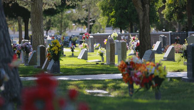 Cemetery grounds at Palm Northwest Mortuary & Cemetery