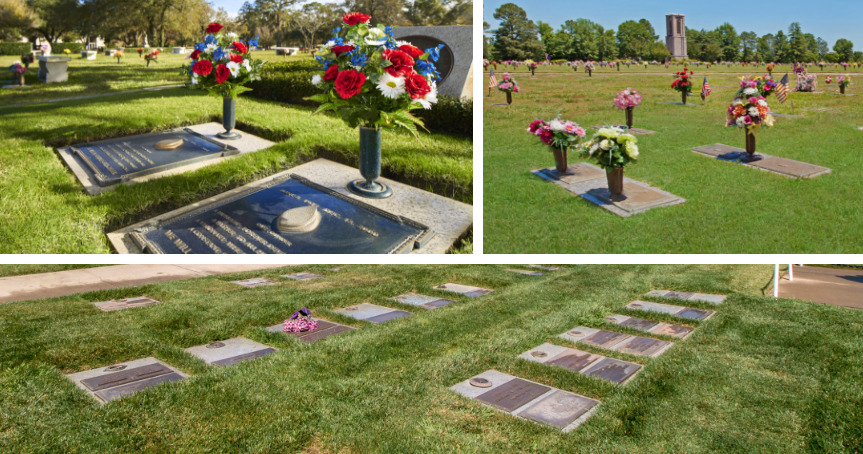 Photo collage of flat markers