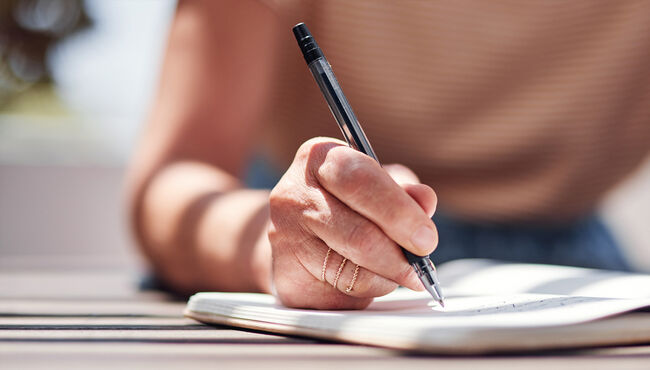Take some time to write