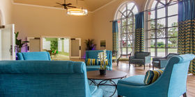 Lobby at Hodges Funeral Home at Lee Memorial Park