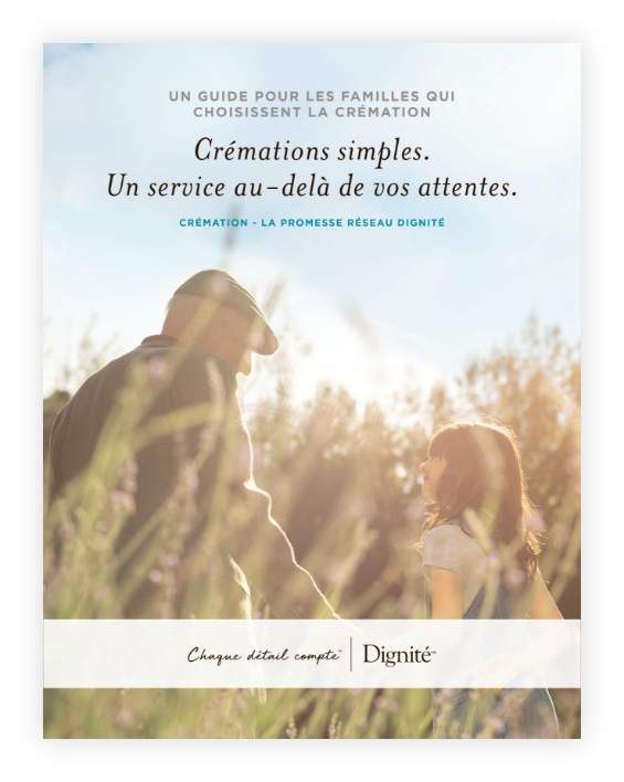 French consumer cremation guide cover