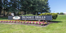 Signage at Sunset Hills Funeral Home