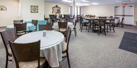 Basic reception venue at McDonald's Chapel & Redding Memorial Park