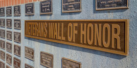 Veterans section at Memorial Gardens Funeral, Cremation & Cemetery