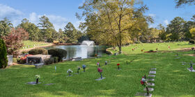 Cemetery grounds at Roswell Funeral Home & Green Lawn Cemetery & Mausoleum