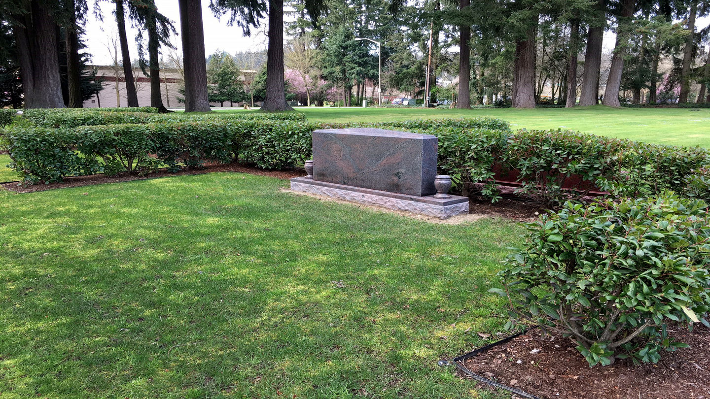 Estate area at Cedar Lawns Memorial Park.
