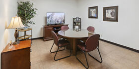 Arrangement room at Funeraria del Angel South Lawn & South Lawn Cemetery