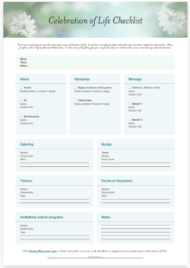 pre-planning checklist pencil promo desktop