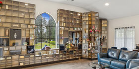 Glass niches at Abbey View Memorial Park