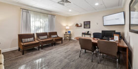 Arrangement room at Palm Eastern Mortuary & Cemetery